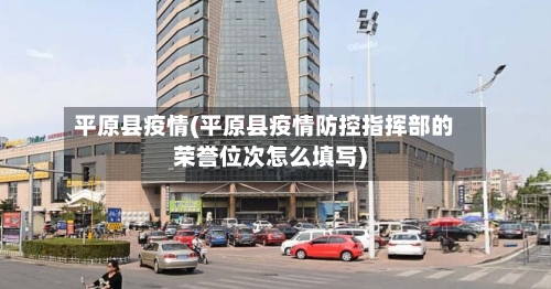 平原县疫情(平原县疫情防控指挥部的荣誉位次怎么填写)