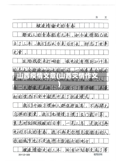 山西疫情文章(山西灾情作文)