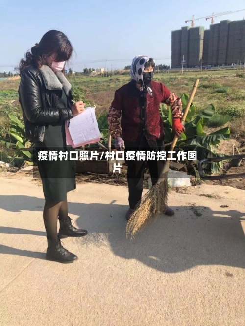 疫情村口照片/村口疫情防控工作图片
