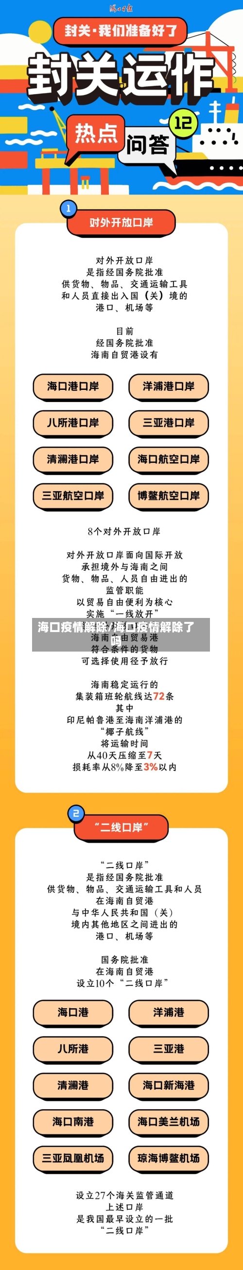 海口疫情解除/海口疫情解除了吗