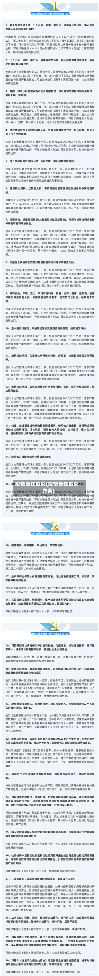 疫情责任追究(疫情责任追究方案)-第2张图片