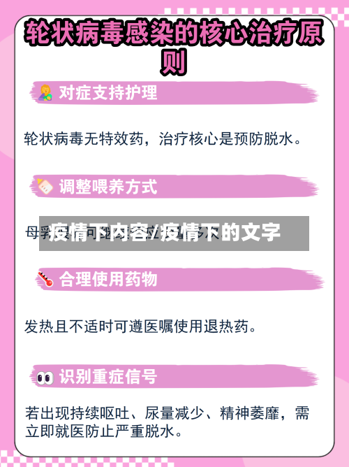 疫情下内容/疫情下的文字