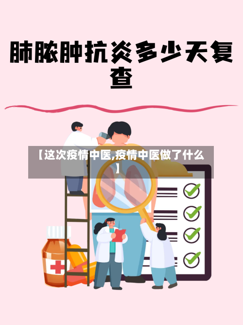【这次疫情中医,疫情中医做了什么】
