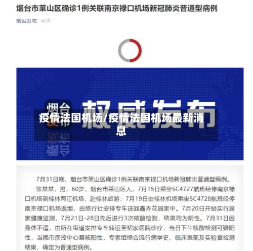 疫情法国机场/疫情法国机场最新消息-第2张图片