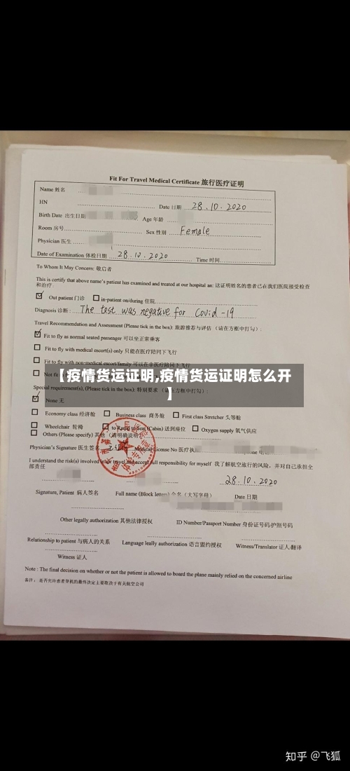 【疫情货运证明,疫情货运证明怎么开】-第2张图片