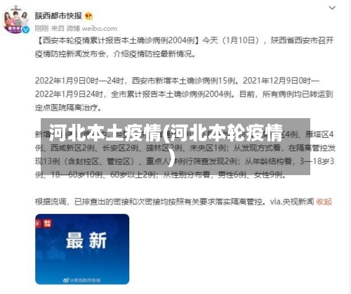 河北本土疫情(河北本轮疫情)-第3张图片