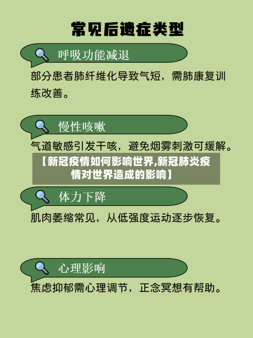 【新冠疫情如何影响世界,新冠肺炎疫情对世界造成的影响】