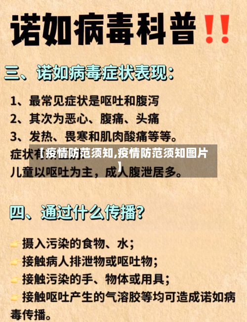 【疫情防范须知,疫情防范须知图片】-第3张图片