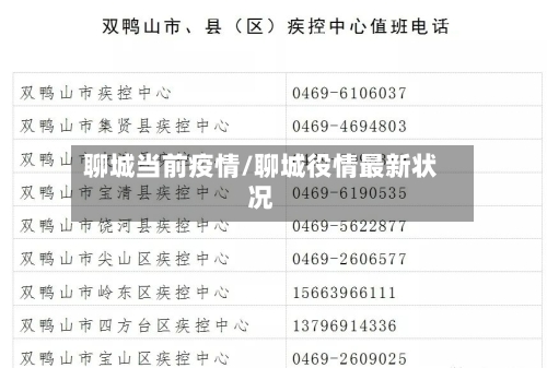 聊城当前疫情/聊城役情最新状况-第2张图片