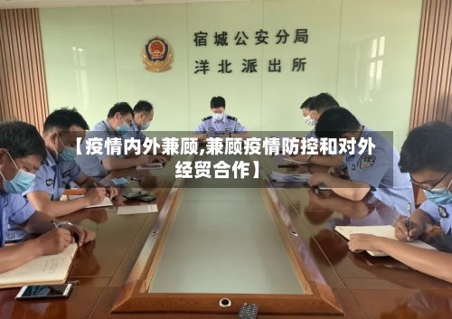 【疫情内外兼顾,兼顾疫情防控和对外经贸合作】
