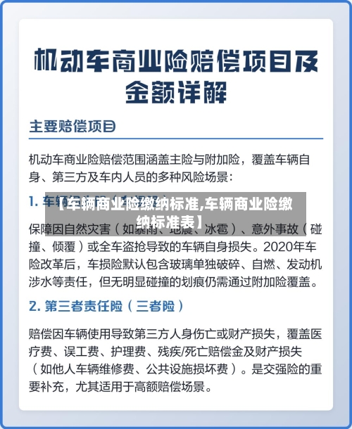 【车辆商业险缴纳标准,车辆商业险缴纳标准表】