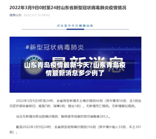 山东青岛疫情最新今天/山东青岛疫情最新消息多少例了-第2张图片