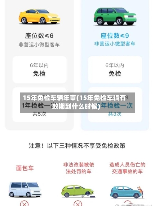 15年免检车辆年审(15年免检车辆有效期到什么时候)