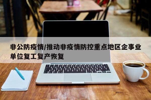 非公防疫情/推动非疫情防控重点地区企事业单位复工复产恢复